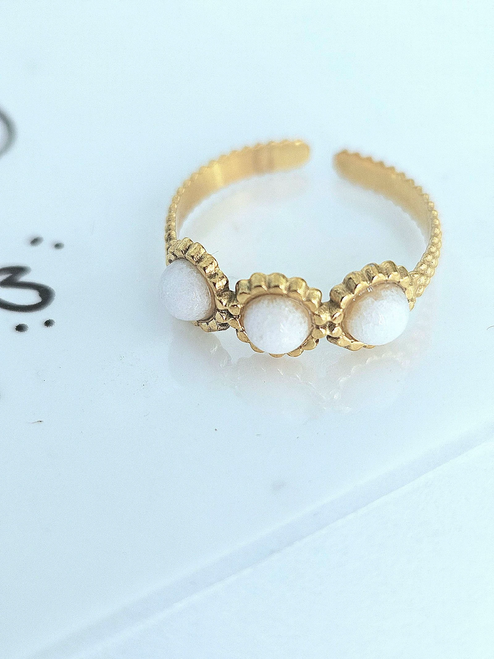 Trendy roestvrijstalen ring – photo 2